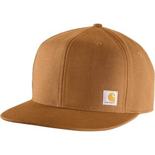 Carhartt Men's Firm Duck Flat Brim Cap Carhartt® Brown, OneSize