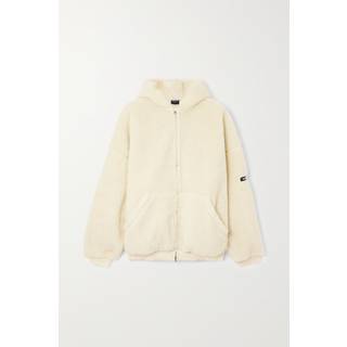 Balenciaga Outerwear faux-shearling hoodie - white - L