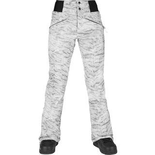 Volcom Battle Stretch Highwaist Bukser - XS - white tiger