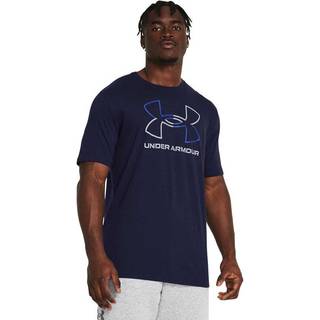 Under Armour Foundation Men's Short Sleeve Midnight Navy / Royal / Mod Gray M
