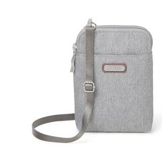 Baggallini kvinder - lille rejsetaske med blokerende ?rmer vandafvisende letv?gt mini pung Tag to RFID Bryant Crossbody Stone