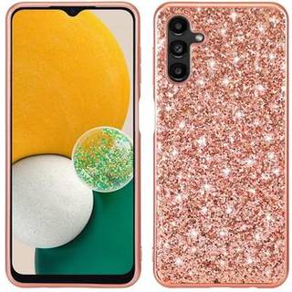 Samsung Galaxy A15 Glitter Series Hybrid Cover - Rødguld