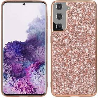 Samsung Galaxy S24 Glitter Series Hybrid Cover - Rødguld