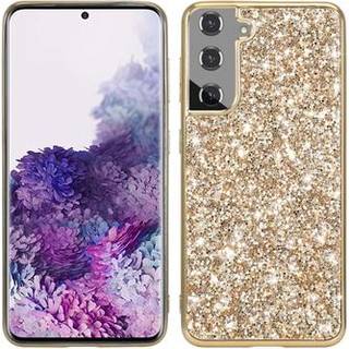 Samsung Galaxy S24+ Glitter Series Hybrid Cover - Guld