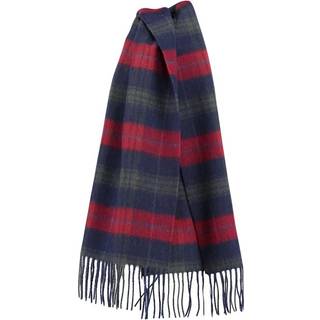 Checked wool scarf