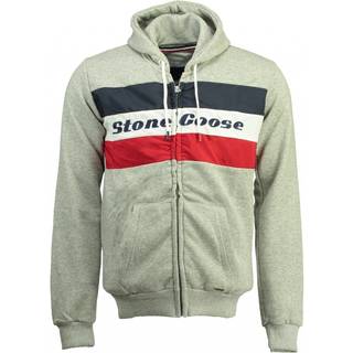 Sweatshirt STONE GOOSE Herre FAGOOSE - Light Grey - S
