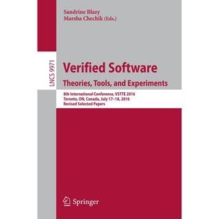 Verified Software. Theories, Tools, and Experiments