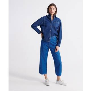 Superdry Korte jeans med vide ben