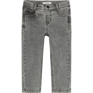 Lil Atelier Light Grey Denim Regular Jeans