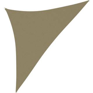 solsejl 2,5x2,5x3,5 m trekantet oxfordstof beige