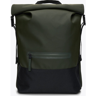Rains Trail Rolltop Backpack Green, OneSize