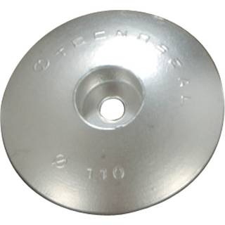 Zinkanode Tecnoseal, til ror, 0.68 kg, Ø11 mm/Ø110 mm