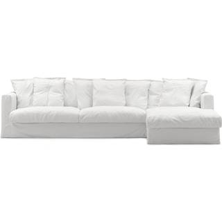 Decotique Betræk Til Le Grand Air 3-personers Sofa Divan Højre t - Møbelbetræk Bomuld Hvid - 11001417