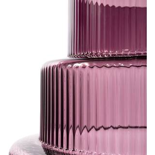 POLSPOTTEN Vases - 'Steps' vase, purple, large in Dark purple Glass