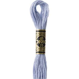 DMC Mouliné Spécial 25 Broderigarn, Ensfarvet, Blå/Lilla nuancer 0159 Indhold: 100% Bomuld Effekt: Ensfarvet Længde/tykkelse: 8 meter, 6-trådet Vask: Max 95 °C / Tåler ikke tørretumbling.
