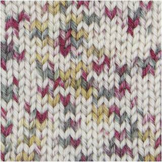 Baby Merino Print - Petrol-Violett