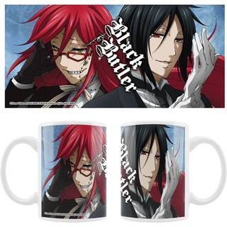 Black Butler Ceramic Mug Grell, Sebastian