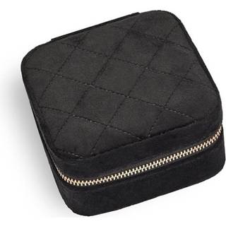 Gillian Jones lille velour smykkeskrin (SORT (00))