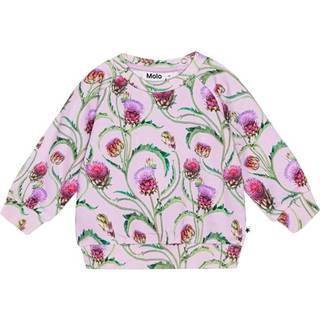 Molo GOTS Disc Sweatshirt Artichoke Mini 104cm  Lyserød  104 cm  kvinde