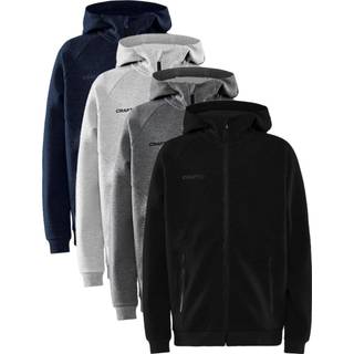 Core Soul Full Zip Hood Jr - Black