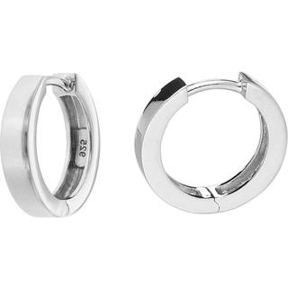 trendor 41579 Ohrringe für Damen und Herren 925 Silber Creolen Ø 16 mm
