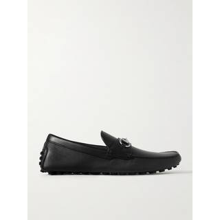 Gucci Horsebit leather driving shoes - black - EU 44