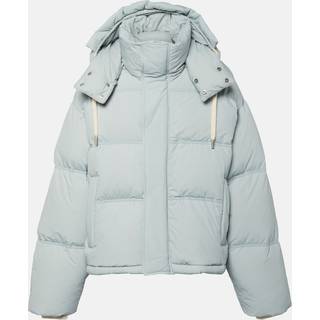 Ami Paris Technical canvas down jacket - blue - EU 48
