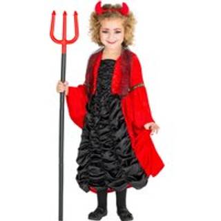 Lille djævel i barok-stil børnekostume Halloween - 140 (10-12y)