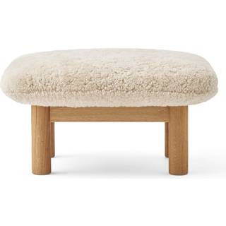 Audo Brasilia Skammel Natural Eg/Sheepskin Curly