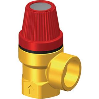 Overtryksventil Whale Pressure Relief Valve, messing, Whale Quick Connect 15 mm (WS15) (indvendig) til 1/2" (13 mm) slange, messingfarvet, 1 styk