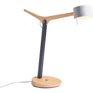 LED bordlampe frits i egetræ