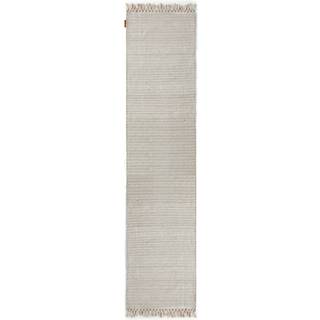 Formgatan Bold Fringe Tæppe 70x300 Cm Ivory - Plasttæpper Genanvendt Pet Elfenben - FG 7201