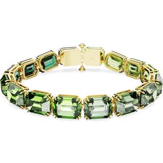 Millenia Armband, Oktagon-Schliff, Farbverlauf, Grün, Goldlegierungsschicht