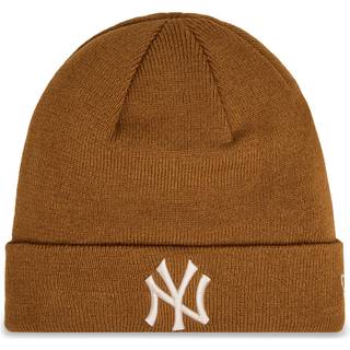 New York Yankees League Essential Brown Cuff Knit Beanie Hat newera adult unisex Brown newera adult unisex Brown newera adult unisex Brown newera adul - Osfm