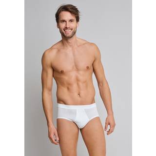 Schiesser Herren Sportslip weiß Baumwolle & Mix unifarben