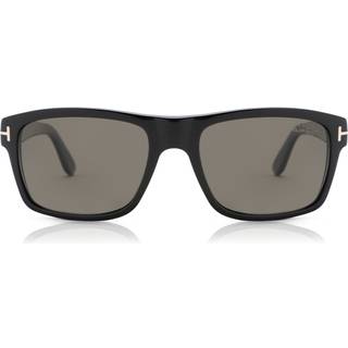 Tom Ford FT0678 AUGUST Polarized 01D 56 Solbriller Mænd Black - Black - 56mm