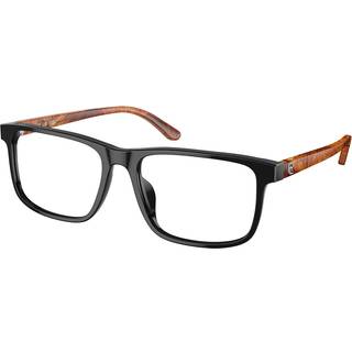 Ralph Lauren Mand RL6225U 5398 Optiske stel Acetat Sort Transparent Firkantet Normal