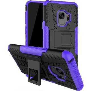 Samsung Galaxy S9 Plus anti-slip dæk Mønster TPU etui - Lilla
