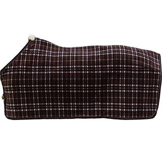 Kentucky - Fleece tæppe, fleece rug 'heavy' - Brun / 140cm