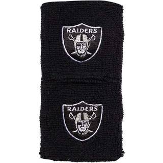Franklin Sports Unisex Voksne armb?nd Franklin Sports NFL Oakland Raiders Broderede armb?nd Black OSFM US