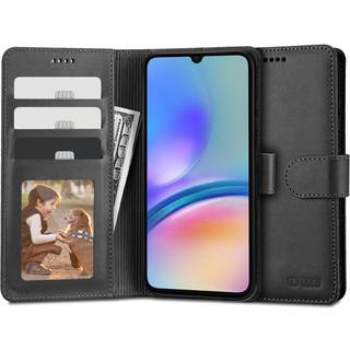 Samsung Galaxy A05s Tech-Protect Pungetui med Magnet og Stativ - Sort