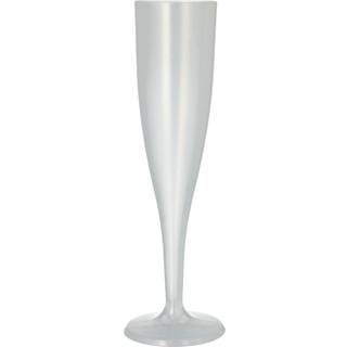10 stk. Genbrugelige champagneglas - uknuselige, stilfulde og perfekte til enhver festlig lejlighed