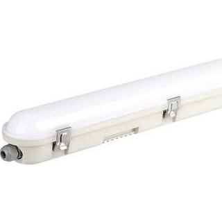 36W LED WP Lampe 120cm - Samsung Chip, EM Kit, Mælkehvidt Cover + SS Clips, 4000K - Kulør : Neutral