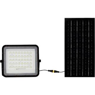 VT LED Solar Projektør 80W - 4000K, 6000 mAh Batteri, 3m Kabel, Smart IR Fjernbetjening, Hurtig Opladning - Kulør : Neutral