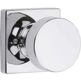 Kwikset 788PSKSQT-26 PISMO-drejeknap med firkantet rose halvt dummy lys krom finish