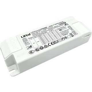Lifud 20W DALI dæmpbar LED driver - Push dæmp og DALI, flicker free, 250-500mA, 9-42V