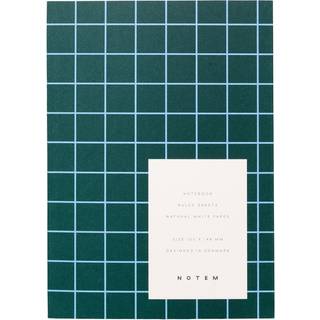 Notesbog - UMA lille med linjer - Dark Green