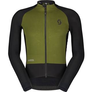 SCOTT RC Pro Warm Hybrid Gore-Tex Windstopper Jakke Grangrøn/Sort til Mænd 1 - Størrelse Large