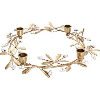 Lene Bjerre Missia adventslysestage Ø33 cm Light gold