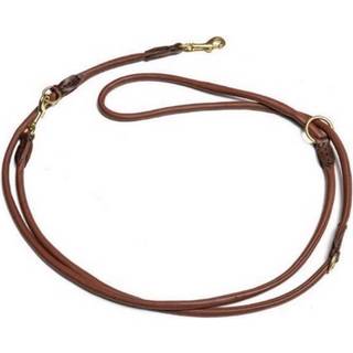 Paris dressurline mørkebrun 6 mm. / 220 cm.